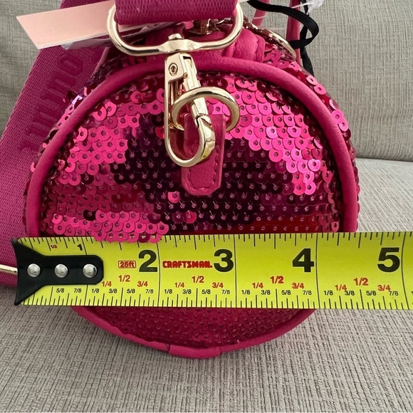 Juicy Couture Queen Of Everything Sequins Mimi Barrel Crossbody Bag - Picture 6 of 7